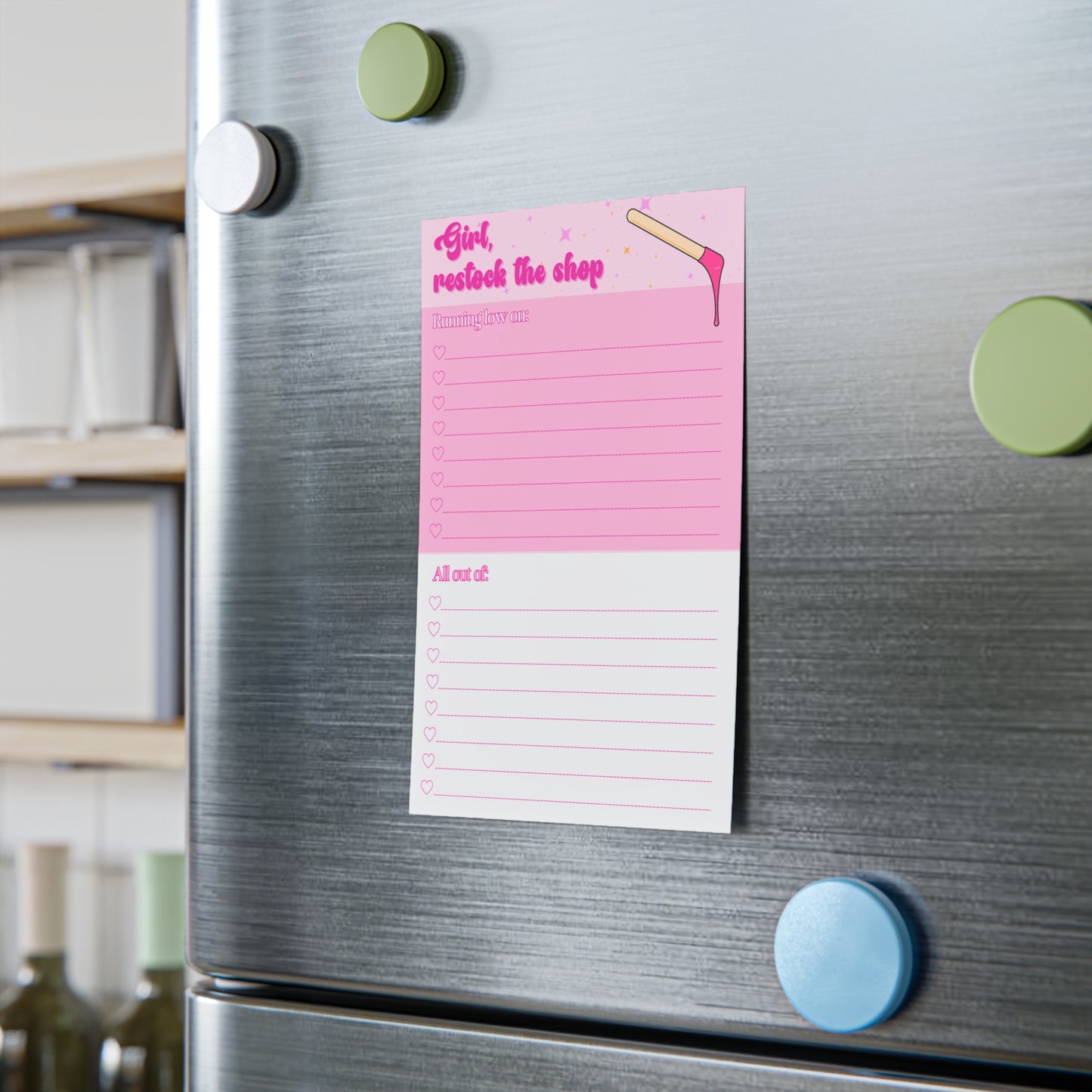 "Girl, restock the shop" Post-it® Note Pads