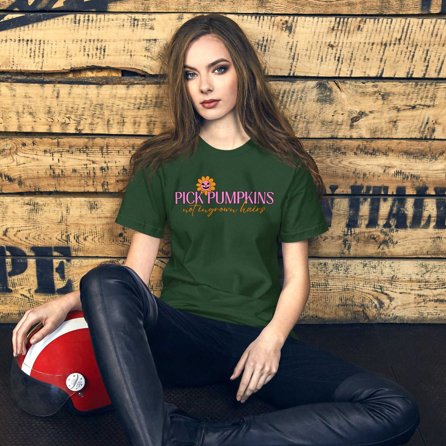 "Pick Pumpkins" Women's Waxer Esthetician T-Shirt