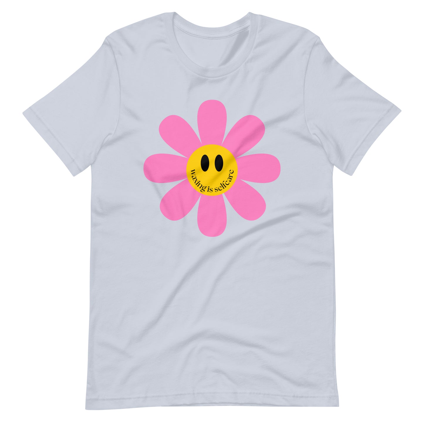 "Waxing Is Self Care Smiley Flower" Women's Waxer Esthetician T-Shirt