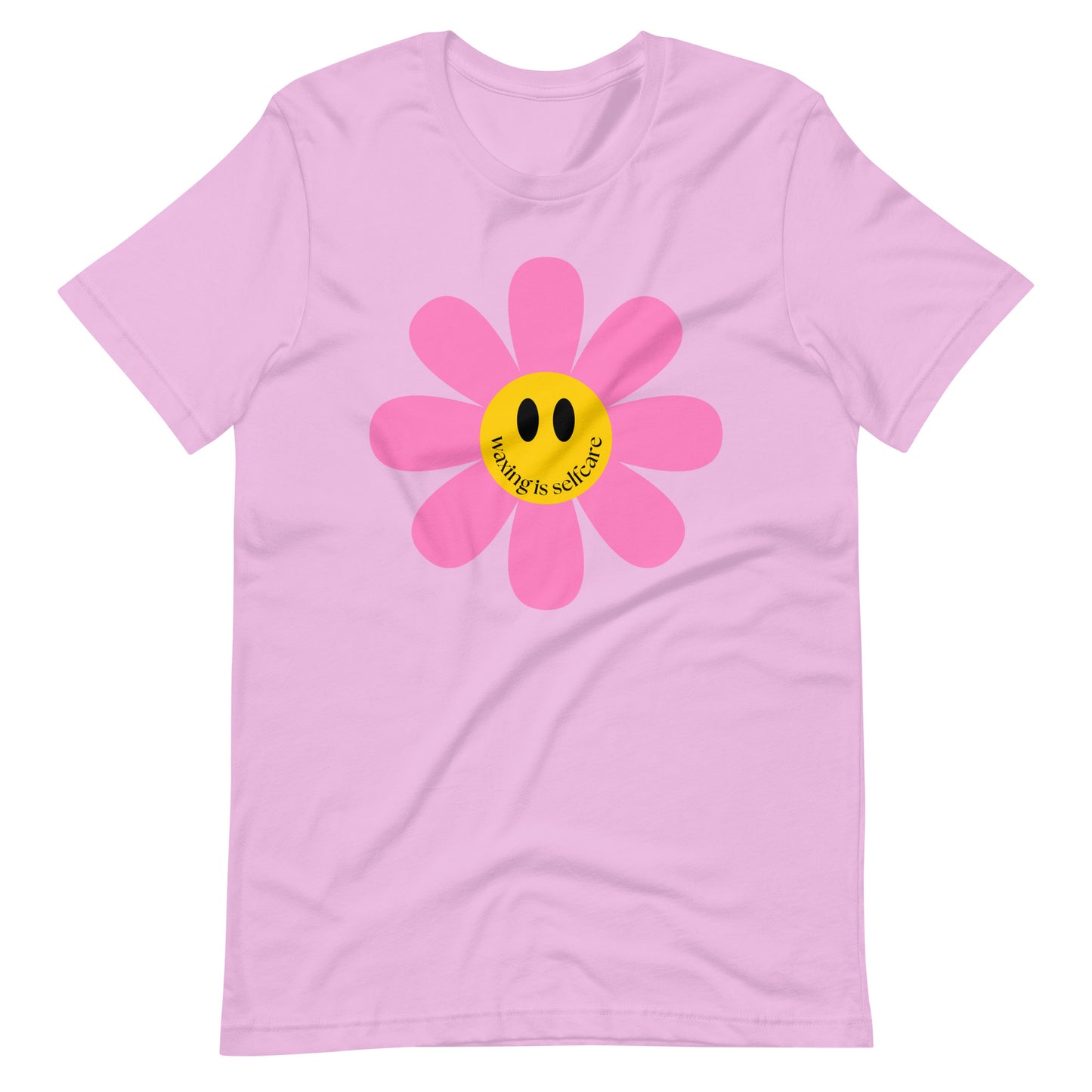 "Waxing Is Self Care Smiley Flower" Women's Waxer Esthetician T-Shirt