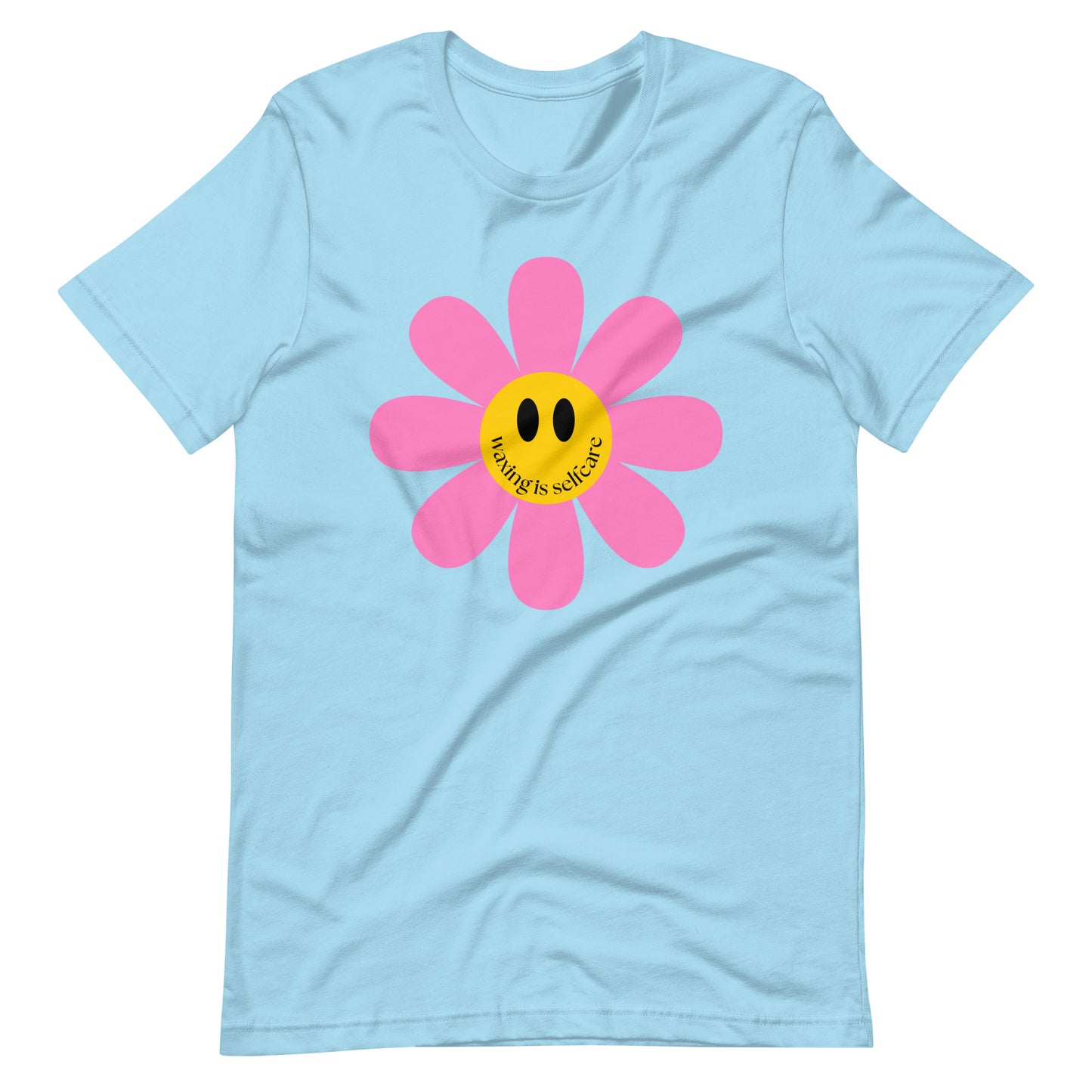 "Waxing Is Self Care Smiley Flower" Women's Waxer Esthetician T-Shirt