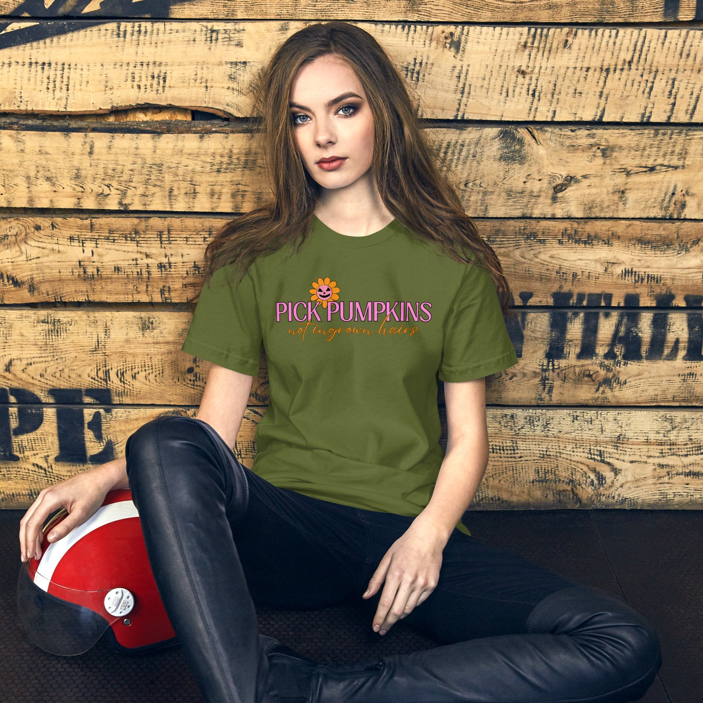 "Pick Pumpkins" Women's Waxer Esthetician T-Shirt