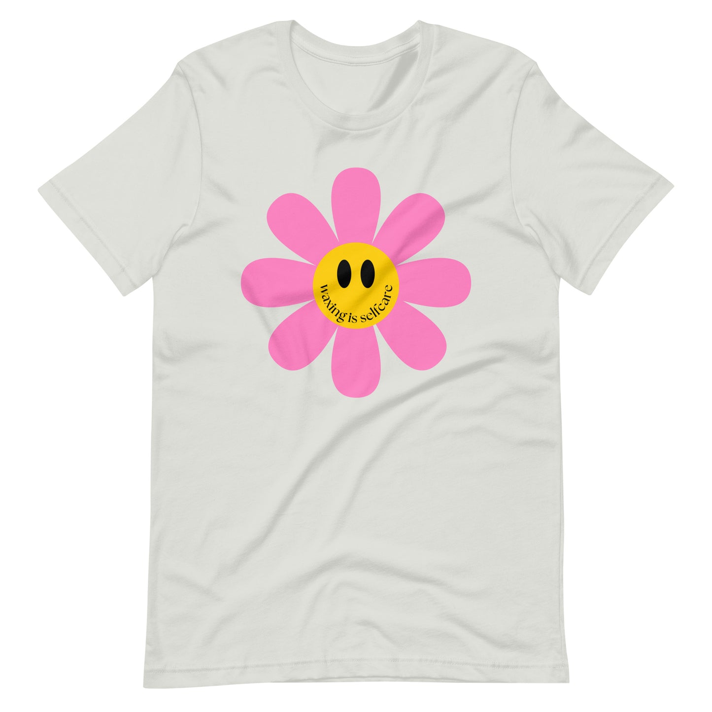 "Waxing Is Self Care Smiley Flower" Women's Waxer Esthetician T-Shirt